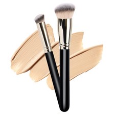 Pinceles de maquillaje profesional brocha base y brocha correctora impecable perfecta para...