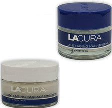 Lacura Anti Aging Q 10 Crema de Día 50 ml + Crema de Noche Todo Tipo de Piel 50 ml