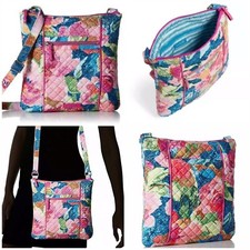 Nuevo con etiquetas Bolso Bandolera Vera Bradley Icónico Hipster para Mujer Bolso de Mano en Excelente Flor $68