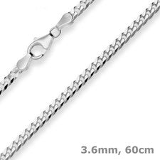 Collar de plata 925 rodiado 60 cm
