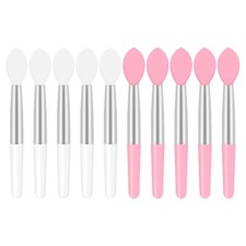 Mini cepillo labial de silicona reutilizable de 10 piezas accesorio de maquillaje portátil para belleza