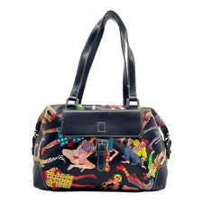SYDNEY LOVE Cartera de Cuero Mediana Moda Divas Bolso de Mano Bolso de Hombro MULTI