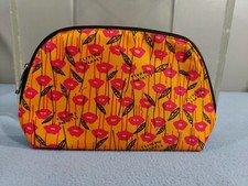 NUEVO CLINIQUE X DONALD BOLSA DE COSMÉTICOS ESTUCHE DE MAQUILLAJE BOLSA DE BELLEZA 10" X 6"