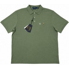Polo Ralph Lauren Para Hombres L Calce Clásico Fatiga Verde Algodón Jersey Polo Nuevo con Etiquetas