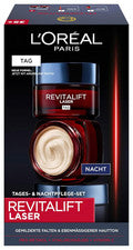 L'Oréal Paris Set de Cuidado Facial, Cuidado de Día y Noche Antiedad con 3-F