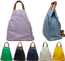 Mochila de día informal antirrobo con cremallera frontal bolsillo bolso de hombro ZL2203 para damas