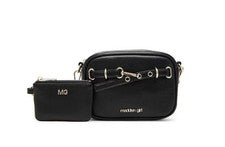 MADDEN GIRL Millie Mujer Cámara Bandolera + Monedero NEGRO 2 Piezas Set~