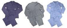 Habitación Club 2 piezas Conjunto de pijama 100 % algodón y manga larga para hombre nuevo con etiquetas