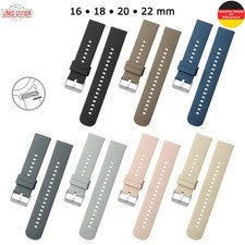 Correa de reloj de silicona 16 18 20 22 mm correa de repuesto universal correa reloj
