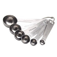 6 piezas utensilios de cocina acero inoxidable utensilios de cocina cucharadita de cuchara medidora