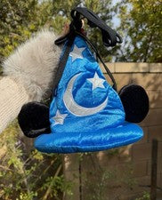 Hong Kong Disney Hechicero Mickey Fantasía Sombrero Bandolera Peluche Monedero Bolso Nuevo
