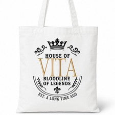 Bolso de Mano House Of VITA Nombre Familiar Regalo de Cumpleaños