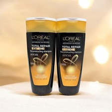 2X Champú L'Oreal Advanced Haircare REPARACIÓN TOTAL RECONSTRUCCIÓN EXTREMA, 12,6 OZ