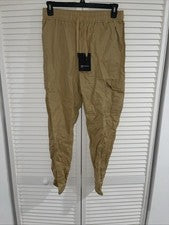 Pantalones de chándal deportivos informales OUTSON de moda para hombre pantalones cargo elásticos tostados nuevos con et