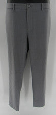 Moda Nova Hombres Vestido El Moderno Elástico Ajustado Pantalón Gris Sólido Talla 36 Cintura