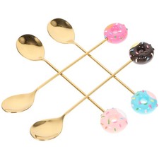 4 Pcs Küchenlöffel Dessertlöffel Kaffeelöffel Umrühren -Löffel Edelstahl