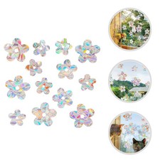 Adhesivo estático decorativo para decoración de ventanas de hogar calcomanías pegatinas flor vidrio