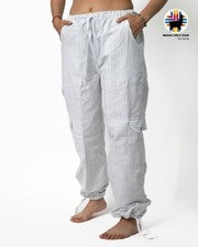 Pantalones boho de algodón. Pantalones estilo hippie.