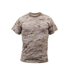 Camiseta DESERT DIGITAL Camuflada Estilo MARPAT Camuflaje SWAT Caza Senderismo S-4X