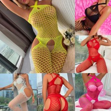 Lencería de red para mujer Stringbody medias de red body ropa interior lencería ropa de dormir