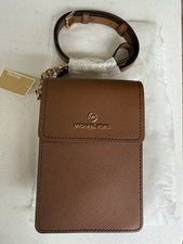 Bolso Bandolera Michael Kors Jet Set Para Mujer Logo Smartphone Pequeño - Marrón