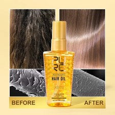 Aceite de argán nutritivo para el cabello PURC Marruecos brillo suave suero para el cabello cuidado