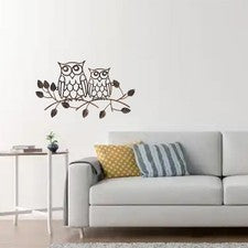 Decoración de pared de metal única para el hogar para interior exterior encanto pieza de arte