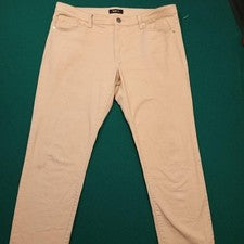 Moda Nova Hombres Pantalones Caqui Calce Ajustado Premium Denim