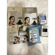 Global Beauty Care Set Cuidado de la Piel Máscaras Carbón Tiras para la Nariz Paños Crema Retinol