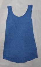 Camiseta sin mangas azul de moda para mujer talla L