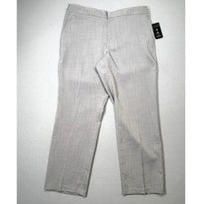 Pantalones de traje Alfani para hombre tropicales de ajuste regular gris jaspeado 38x32 $75