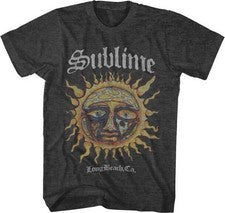 Camiseta de verano retro estilo vintage con logotipo del sol