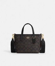 Mini bolso de mano Coach Outlet City CW032 IMXAQ 6,10 x 5,51 x 3,54 pulgadas
