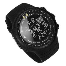 Reloj Pulsera Negro Impermeable Deportivo Militar Táctico Para Hombre Retroiluminación LED EE. UU.