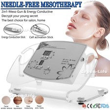 Máquina de cuidado facial de mesoterapia sin agujas activación de electroporación mesocelular