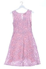 Vestido de encaje de dibujos animados elegante rosa mujer talla 38 encaje