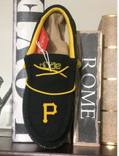 NFL Pittsburgh Pirates Zapatos de Lona Tenis Talla 9 Hey Dudes