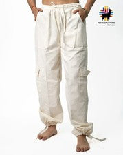Pantalones boho de algodón. Pantalones estilo hippie.