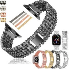 Bling Joyería Correa Correa Para Apple Watch Series 8 7 6 SE 5 4 Pulsera Pulsera
