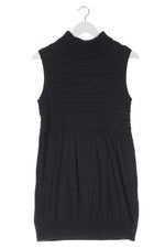 Vestido de punto QS by s.Oliver estampado de trenzas antracita talla 40 ajuste holgado