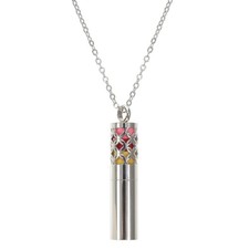 Choker Necklaces for Women Essential Oil Bottle Aromatherapy Perfume Pendant