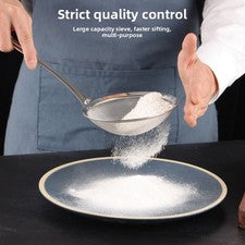 Juego de coladores de acero inoxidable 5 tamaños 8 11 14 16 18 cm para comida casera