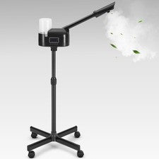 Vaporizador facial esteticista en spray caliente afeitado cuidado de la piel spa salón de belleza con ruedas