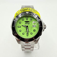 Invicta Grand Diver 47 mm esfera LUM automática bisel negro acero