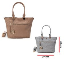Xti Bolso de Mujer Hombro con Asa Ecopiel Vegetariano Bag Media 38x27x14 CM