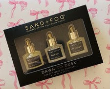 Nuevo Set de Aceite Perfume Sand Fog 3 MORNING MOOD ALMUERZO FECHA DESPUÉS DE MEDIANOCHE 30 ml