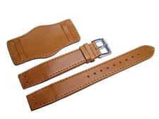 Correa de reloj de cuero con base Bundeswehr (federación) marrón 18 mm 20 mm 22 mm 24 mm