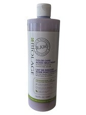 Enjuague ácido de leche Biolage RAW Color Care para cabello recién coloreado 16,9 OZ nuevo