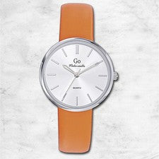 Girl Only Go Reloj de Pulsera Mujer Cuarzo Cuero Anaranjado