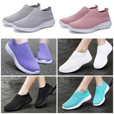Mujeres Hombres Sin cordones Calce Ancho Espuma con Memoria Informal Caminar Gimnasio Deportes Entrenadores Zapatos